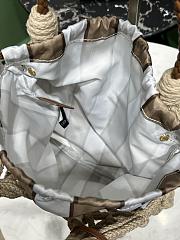 Prada Knotted Cord Frame Bag Nylon 30x26x5cm - 3