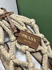 Prada Knotted Cord Frame Bag Nylon 30x26x5cm - 2