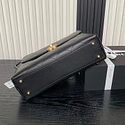 Chanel Coco Handle Black Lambskin Gold 33x26x9cm - 6