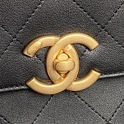 Chanel Coco Handle Black Lambskin Gold 33x26x9cm - 5