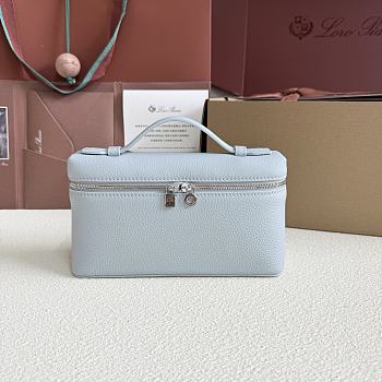 Loro Piana L19 Bag Light Blue Silver 19x11x6.5cm