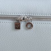 Loro Piana L19 Bag Light Blue Silver 19x11x6.5cm - 5