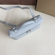 Loro Piana L19 Bag Light Blue Silver 19x11x6.5cm - 4
