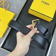 Fendi Belt Black Gold 3.5cm - 1