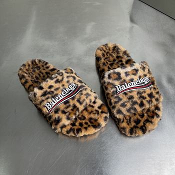 Balenciaga Furry Slippers
