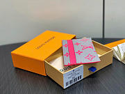 Louis Vuitton LV Double Card Holder Grey 11x7x1.5cm - 5