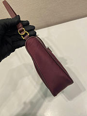 Prada Re-Edition 2005 Hobo Bag Burgundy 22x18x6.5cm - 4