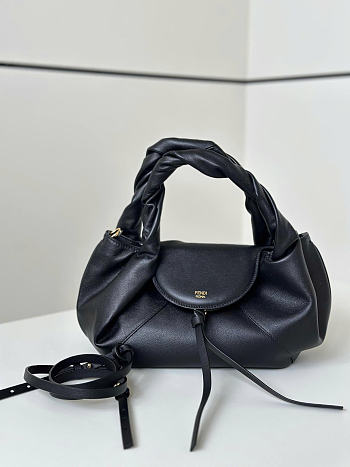 Fendi Small Spy Black Bag 32x18x12cm