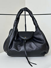 Fendi Spy Black Leather Bag 48x20x22cm - 1