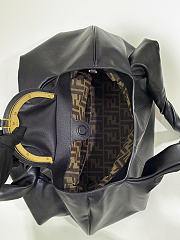 Fendi Spy Black Leather Bag 48x20x22cm - 2