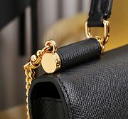 Dolce & Gabbana Miss Sicily Black Leather Wallet 20x11x3cm - 6