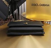 Dolce & Gabbana Miss Sicily Black Leather Wallet 20x11x3cm - 5