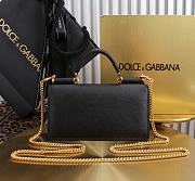 Dolce & Gabbana Miss Sicily Black Leather Wallet 20x11x3cm - 3