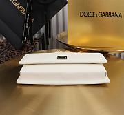 Dolce & Gabbana Miss Sicily White Leather Wallet 20x11x3cm - 5