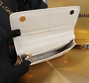 Dolce & Gabbana Miss Sicily White Leather Wallet 20x11x3cm - 3