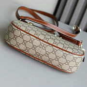 Gucci GG Emblem Small Shoulder Bag Brown 24x16.5x5.5cm - 4