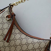 Gucci GG Emblem Small Shoulder Bag Brown 24x16.5x5.5cm - 2