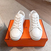 Hermes White Sneaker - 6