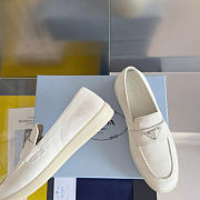 Prada Cream Suede Loafer - 4