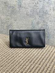YSL Calypso Mini Bag Lambskin Black 22x11x3cm - 1