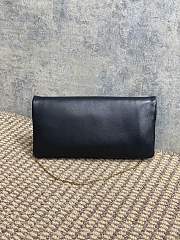 YSL Calypso Mini Bag Lambskin Black 22x11x3cm - 3