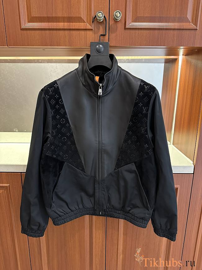 Louis Vuitton LV Leather Mix Track Top - 1