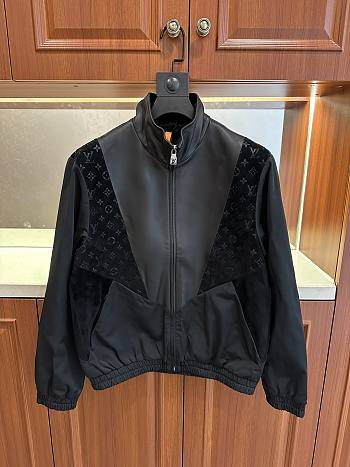 Louis Vuitton LV Leather Mix Track Top
