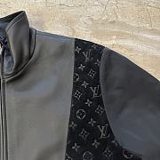 Louis Vuitton LV Leather Mix Track Top - 4