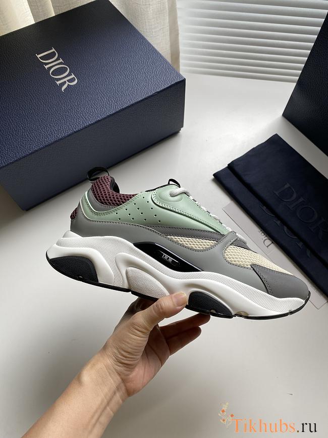 Dior B22 Men’s Lavender & Grey Trainers - 1