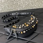 Valentino Garavani Nellcôte Belt Bag Black 30x9x7cm - 5