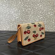Valentino Raffia Cherry Mini Bag 20x12x5cm - 2