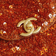 Chanel Kelly Mini Bag Sequins 19x13x7cm - 6