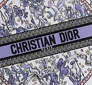 Dior Lucky Large Book Tote White and Blue 41.5x34.5x16cm - 5