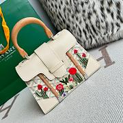 Goyard Saïgon Structuré Mini Bag Cactus Embroidery 28x20x12cm - 2