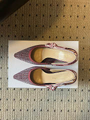 Dior Or J'Adior Slingback Pump Purple Metallic 10cm - 2