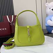 Gucci Jackie 1961 Shoulder Bag Bright Green 27.5x19x4cm - 1