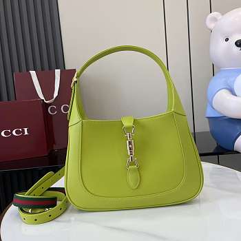 Gucci Jackie 1961 Shoulder Bag Bright Green 27.5x19x4cm
