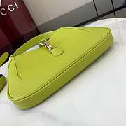 Gucci Jackie 1961 Shoulder Bag Bright Green 27.5x19x4cm - 5