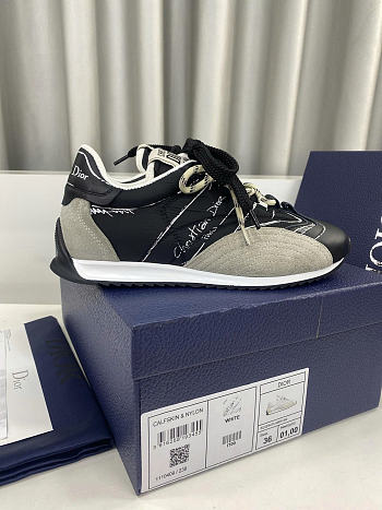Dior D-Sketch Sneaker Black Nylon and Calfskin