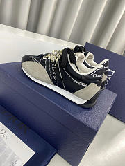 Dior D-Sketch Sneaker Black Nylon and Calfskin - 3