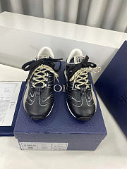 Dior D-Sketch Sneaker Black Nylon and Calfskin - 2