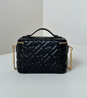 Fendi Vanity Black Bag 16x8x11cm - 5