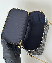 Fendi Vanity Black Bag 16x8x11cm - 2