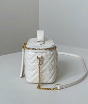 Fendi Vanity White Bag 16x8x11cm - 5