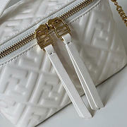 Fendi Vanity White Bag 16x8x11cm - 2
