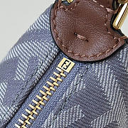 Fendi Fendigraphy Mini Blue Denim Bag 20x13x7.5cm - 4