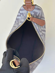 Fendi Fendigraphy Mini Blue Denim Bag 20x13x7.5cm - 2