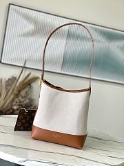 Louis Vuitton LV Low Key Hobo PM Ecru/Cognac 24x28x16cm - 1