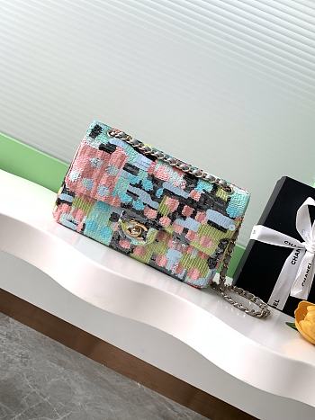 Chanel Classic Flap Bag Sequins 25cm