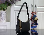 Louis Vuitton LV Pochette Bloom Black Bag 23x10x4cm - 4